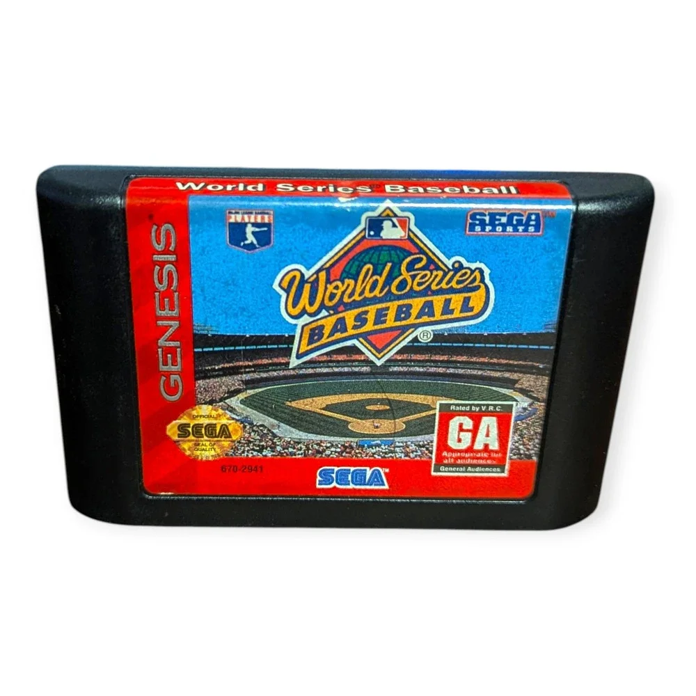 World Series Baseball‎ Sega Genesis 1994 MLB Sports Game with Case 010086012224